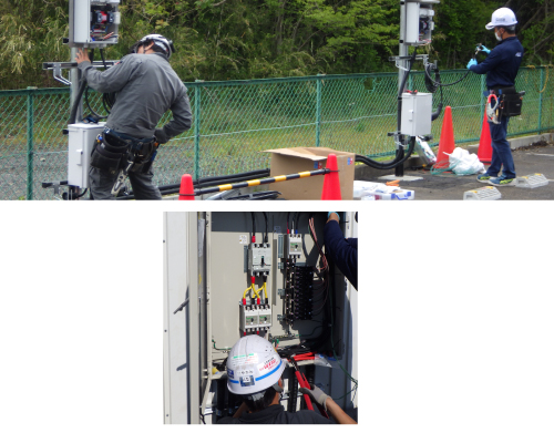 EVステーション風景の写真